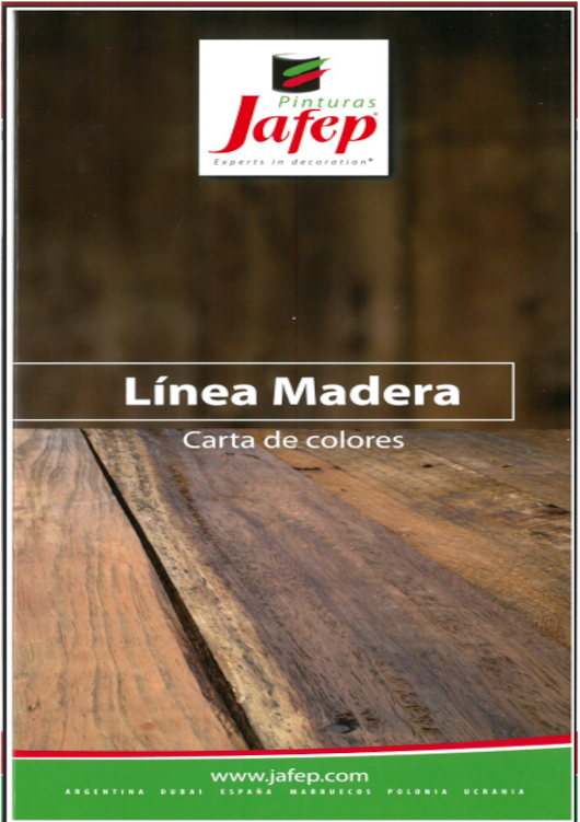 Carta colores Madera